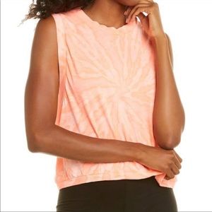 NWOT! Free People Movement Love Muscle Tank Top in Neon Coral - Size Small
